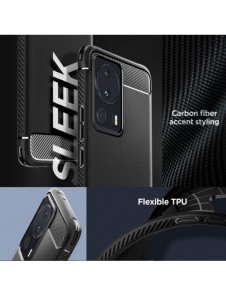 Spigen RUGGED ARMOR XIAOMI 13 LITE MATSVART