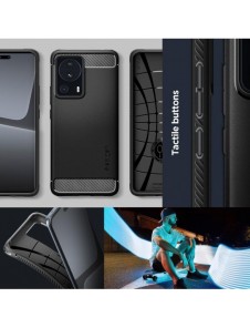 Spigen RUGGED ARMOR XIAOMI 13 LITE MATSVART
