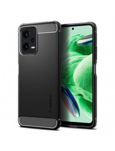 Spigen RUGGED ARMOR XIAOMI REDMI NOTE 12 5G / POCO X5 5G MATSVART