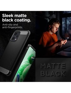 Spigen RUGGED ARMOR XIAOMI REDMI NOTE 12 5G / POCO X5 5G MATSVART