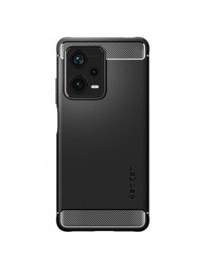 Spigen RUGGED ARMOR XIAOMI REDMI NOTE 12 PRO+ PLUS 5G MATSVART