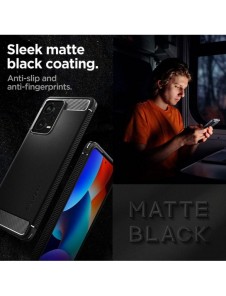 Spigen RUGGED ARMOR XIAOMI REDMI NOTE 12 PRO+ PLUS 5G MATSVART
