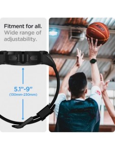 Spigen RUGGED ARMOR" PRO" GALAXY Watch 4/5 44MM CHARCOAL GREY