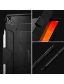 Spigen RUGGED ARMOR" PRO" IPAD 10.2 2019 / 2020 / 2021 SVART