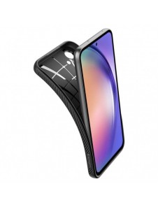 Spigen Samsung Galaxy A54 5G Liquid Air Series TPU-fodral - Mattsvart