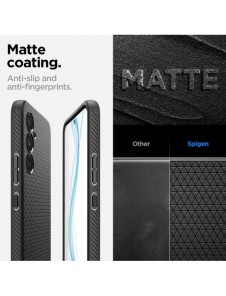 Spigen Samsung Galaxy A54 5G Liquid Air Series TPU-fodral - Mattsvart