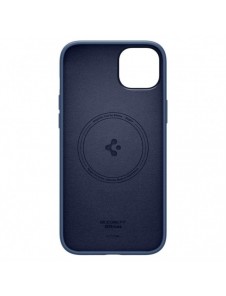 Spigen SILICONE FIT MAG MAGSAFE IPHONE 14 PLUS MARINBLÅ