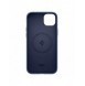 Spigen SILICONE FIT MAG MAGSAFE IPHONE 14 PLUS MARINBLÅ