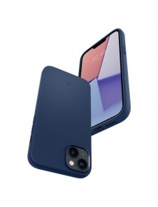 Spigen SILICONE FIT MAG MAGSAFE IPHONE 14 PLUS MARINBLÅ