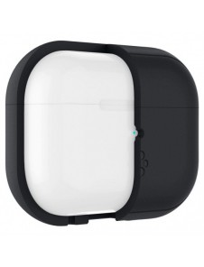 Spigen SILICONE FIT STRAP Apple AIRPODS PRO 1/2 SVART/FANTOMGRÖN