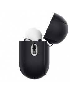 Spigen SILICONE FIT STRAP Apple AIRPODS PRO 1/2 SVART/FANTOMGRÖN