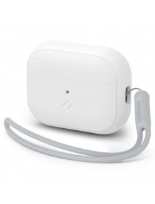 Spigen SILIKON FIT STRAP Apple AIRPODS PRO 1/2 VIT/GRÅ