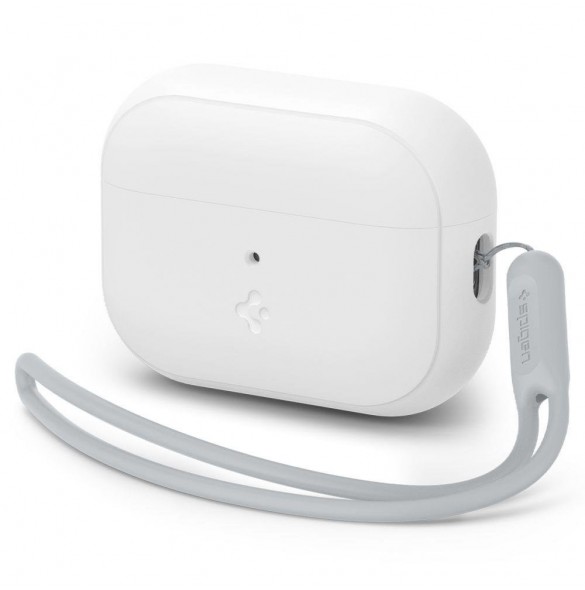 Spigen SILIKON FIT STRAP Apple AIRPODS PRO 1/2 VIT/GRÅ
