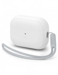 Spigen SILIKON FIT STRAP Apple AIRPODS PRO 1/2 VIT/GRÅ