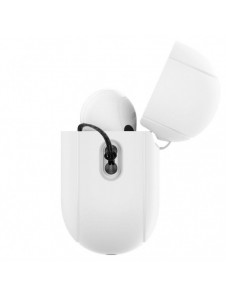 Spigen SILIKON FIT STRAP Apple AIRPODS PRO 1/2 VIT/GRÅ