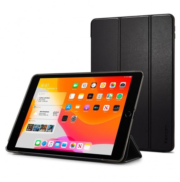 Spigen SMART FOLD IPAD 10.2 2019 / 2020 / 2021 SVART