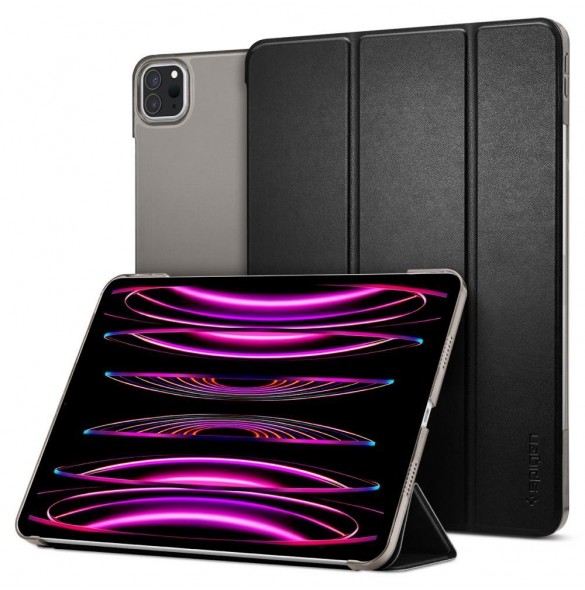 Spigen SMART FOLD IPAD PRO 12.9 2021 / 2022 SVART