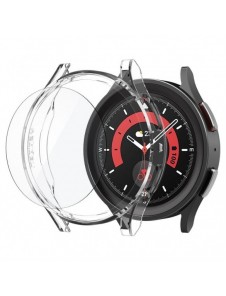 Spigen THIN FIT & TEMPERED GLASS GALAXY Watch 5 PRO (45 MM) CRYSTAL CLEAR