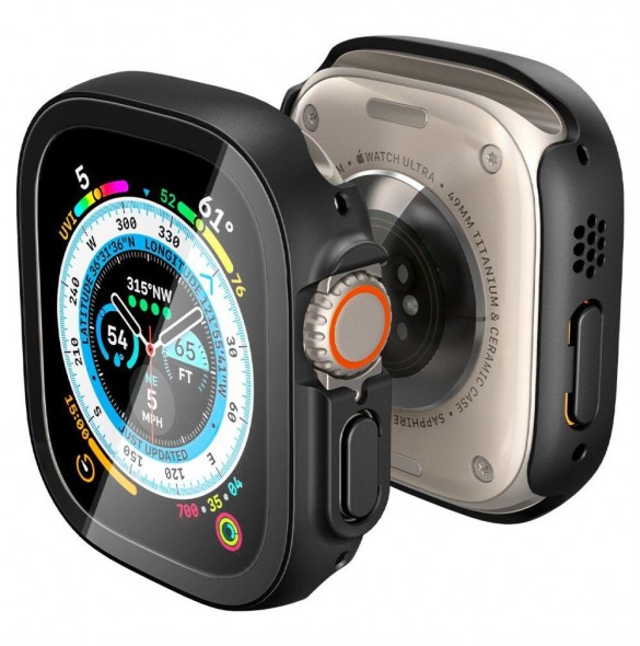 SPIGEN THIN FIT 360 APPLE WATCH ULTRA (49 MM) SVART