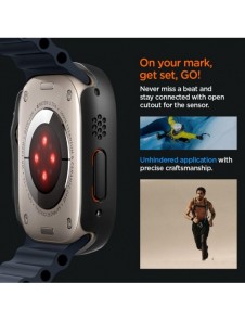SPIGEN THIN FIT 360 APPLE WATCH ULTRA (49 MM) SVART