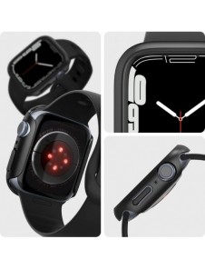 Spigen THIN FIT Apple Watch 7 (45MM) SVART