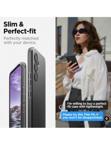 Spigen THIN FIT GALAXY A54 5G SVART