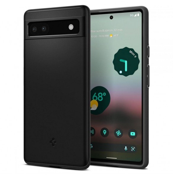 Spigen THIN FIT GOOGLE PIXEL 6A SVART