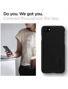 Spigen THIN FIT IPHONE 7/8 / SE 2020 / 2022 SVART