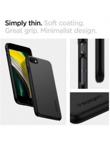 Spigen THIN FIT IPHONE 7/8 / SE 2020 / 2022 SVART