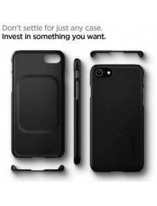 Spigen THIN FIT IPHONE 7/8 / SE 2020 / 2022 SVART