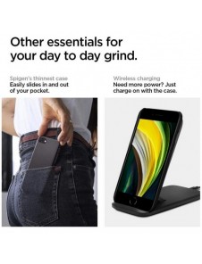 Spigen THIN FIT IPHONE 7/8 / SE 2020 / 2022 SVART