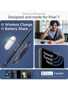 Spigen Tough Armor fodral för Google Pixel 7 svart