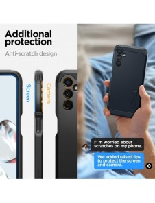 Spigen TOUGH ARMOR GALAXY A14 4G / LTE SVART