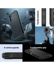 Spigen TOUGH ARMOR GALAXY A14 4G / LTE SVART