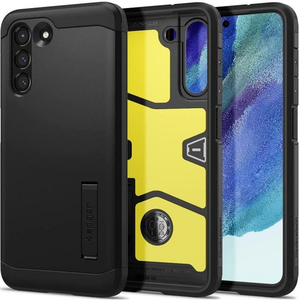 Spigen TOUGH ARMOR GALAXY S21 FE SVART