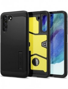 Spigen TOUGH ARMOR GALAXY S21 FE SVART