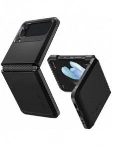 Spigen TOUGH ARMOR GALAXY MED FLIP 4 SVART