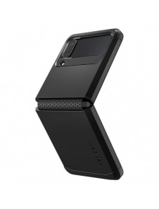 Spigen TOUGH ARMOR GALAXY MED FLIP 4 SVART