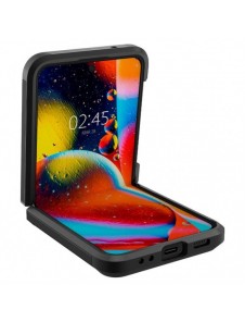 Spigen TOUGH ARMOR GALAXY MED FLIP 4 SVART