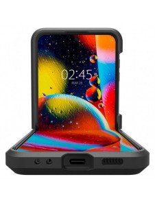 Spigen TOUGH ARMOR GALAXY MED FLIP 4 SVART