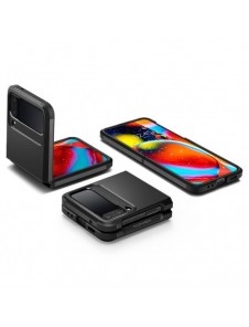 Spigen TOUGH ARMOR GALAXY MED FLIP 4 SVART