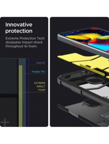 Spigen TOUGH ARMOR GALAXY XCOVER 6 PRO SVART