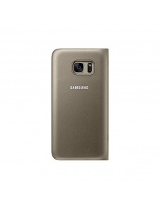 Samsung EF-NG930PFE LED View Cover Vikbart Fodral Till Samsung Galaxy S7 - Guld