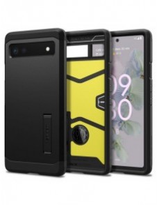 Spigen Tough Armor telefonfodral för Google Pixel 6A svart