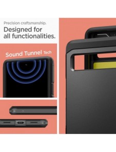 Spigen Tough Armor telefonfodral för Google Pixel 6A svart