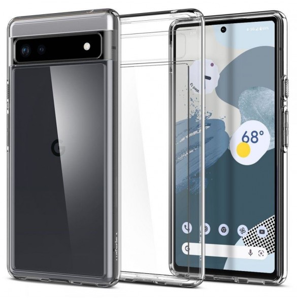Spigen Ultra Hybrid fodral för Google Pixel 6A transparent