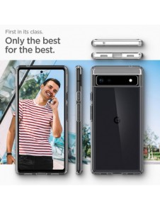 Spigen Ultra Hybrid fodral för Google Pixel 6A transparent
