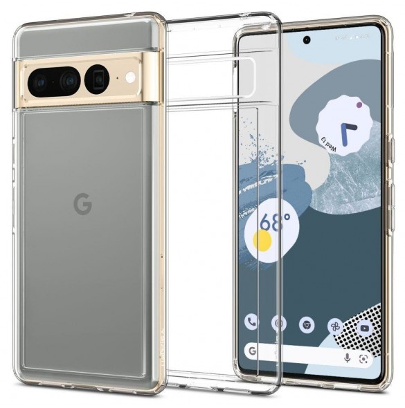 Spigen Ultra Hybrid-fodral för Google Pixel 7 Pro genomskinligt