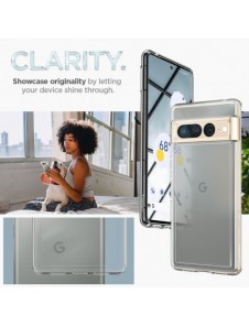 Spigen Ultra Hybrid-fodral för Google Pixel 7 Pro genomskinligt