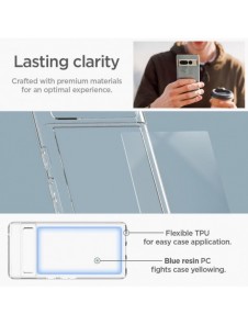 Spigen Ultra Hybrid-fodral för Google Pixel 7 Pro genomskinligt